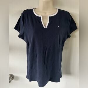 Short Sleeve Vneck Shirt L